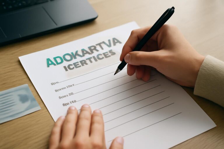 Mi kell az adókártya igényléshez?